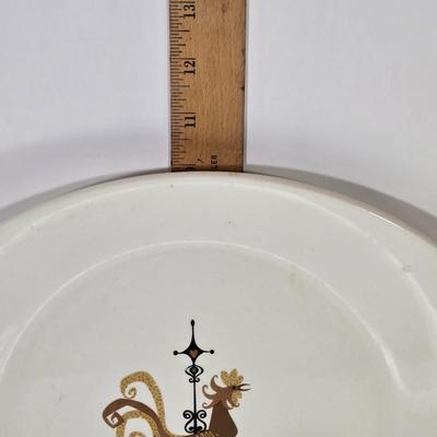 LOT 146B: Rooster Soup Tureen Made in Italy, Cookie Jar, Serving Dishes, Gravy Boat, and Three Small Sitting Hens