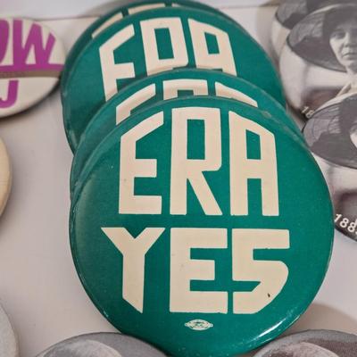 LOT 148B: Numerous Women's Liberation Movement Buttons