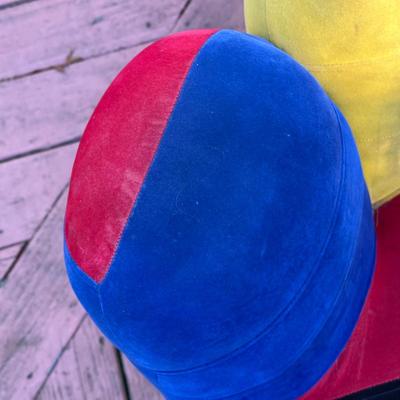 LOT 153C: Two Multicolor Lumisource Mitt Chairs