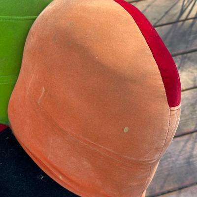 LOT 153C: Two Multicolor Lumisource Mitt Chairs