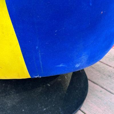 LOT 153C: Two Multicolor Lumisource Mitt Chairs