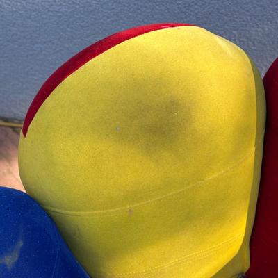 LOT 153C: Two Multicolor Lumisource Mitt Chairs