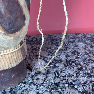 LOT 154C: Two Large Hand Carved African Drums