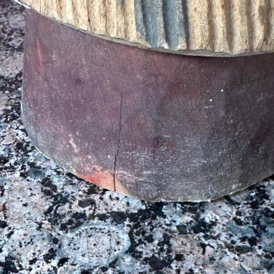 LOT 154C: Two Large Hand Carved African Drums