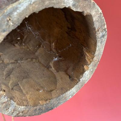 LOT 154C: Two Large Hand Carved African Drums