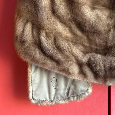 LOT 155C: Arnold Constable Mink Fur Shawl