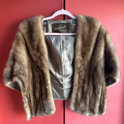 LOT 155C: Arnold Constable Mink Fur Shawl