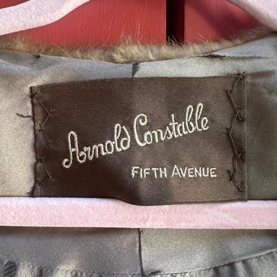 LOT 155C: Arnold Constable Mink Fur Shawl