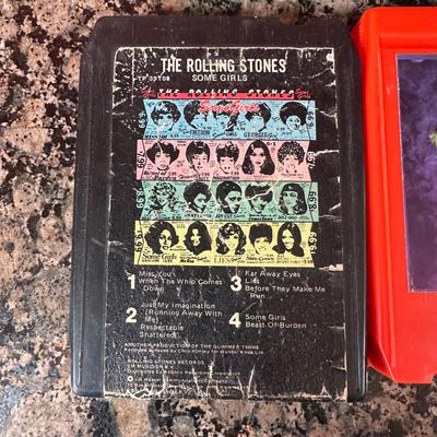 LOT 156C: Collection Of Records, Sheet Music, Record Stands & 8 track tapes