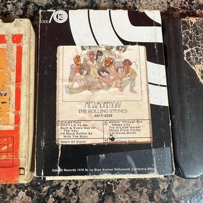 LOT 156C: Collection Of Records, Sheet Music, Record Stands & 8 track tapes
