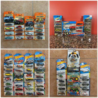 LOT 158C: Large Collection Of Hot Wheels/Matchbox Cars New In Package