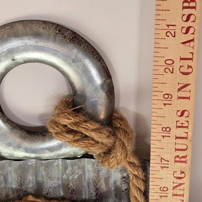 LOT 167B: Anchor Mirror, Large Conch Shell and Rare Speciman Natiulus Shell From the Philippines