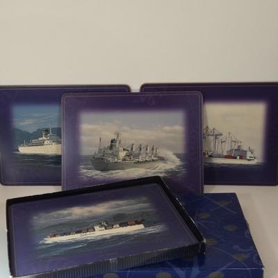 LOT 169B: Nautical Home Decor - Safmarine Maritime Placemat Sets and More