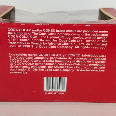 LOT 175C: Coca Cola Decor - Cups, Straws, Mini Clock & More