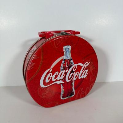 LOT 175C: Coca Cola Decor - Cups, Straws, Mini Clock & More