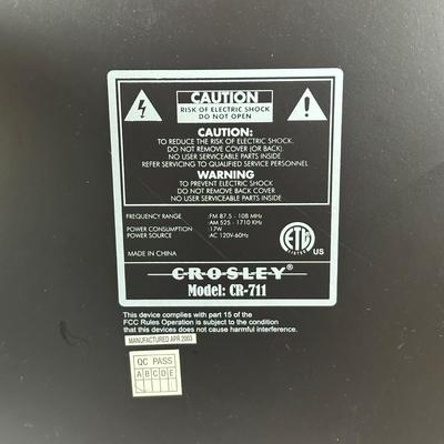 LOT 176C: Crosley Radio/Record Player Model CR-711