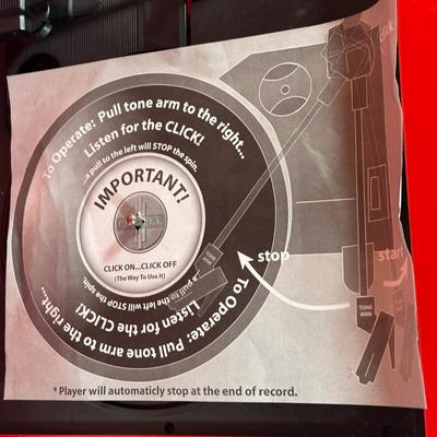 LOT 176C: Crosley Radio/Record Player Model CR-711