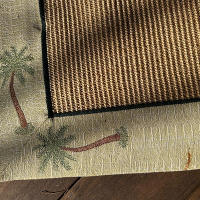 Palm Tree Sisal Rug