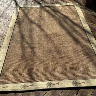 Palm Tree Sisal Rug