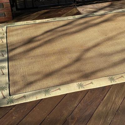Palm Tree Sisal Rug