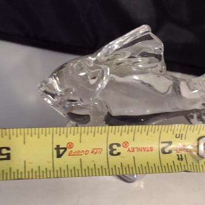 Glass/Crystal Animal Figurines- Fish and Bird Designs- Fish is Princess House Pets