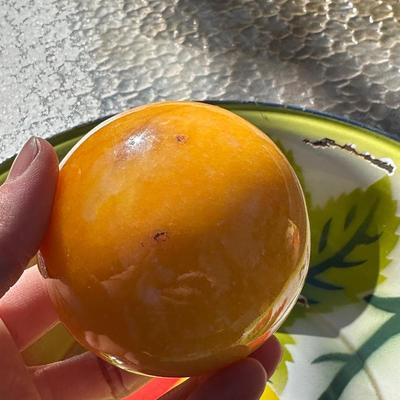 Lot of Vintage Stone Fruit with Tin Bowl and Fruit Themed Biscotti Container