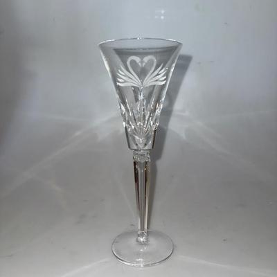 Waterford 12 Days Of Christmas Swan Champagne Flute set of 2