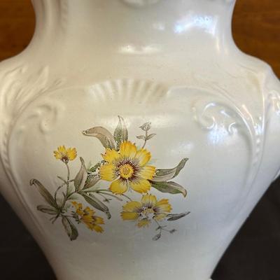 Lot of Two Floral Pitchers & Bowls