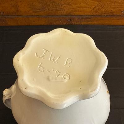 Lot of Two Floral Pitchers & Bowls