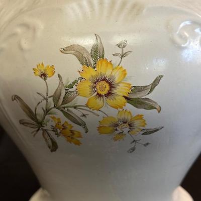 Lot of Two Floral Pitchers & Bowls