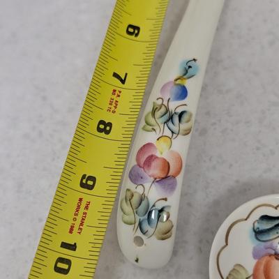 Painted Russian Porcelain Utensil Set #72 (HW)