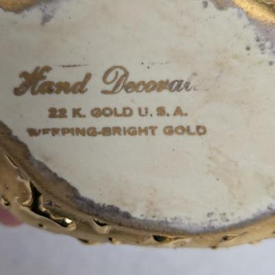 Vintage Decor 22 K Weeping Bright Gold Swan #74 (HW)