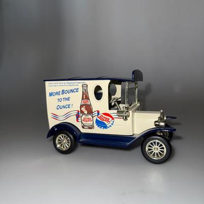 1912 Ford Truck Coin Bank Pepsi Cola Golden Wheel Die Cast