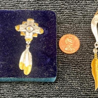 Native American Inspired Earring Pair