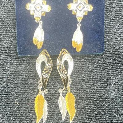 Native American Inspired Earring Pair
