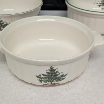Happy Holidays Nikko Serving Dishes #85 (HW)
