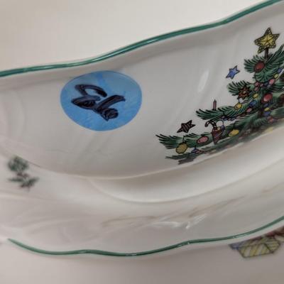 Happy Holidays Nikko Serving Dishes #86 (HW)