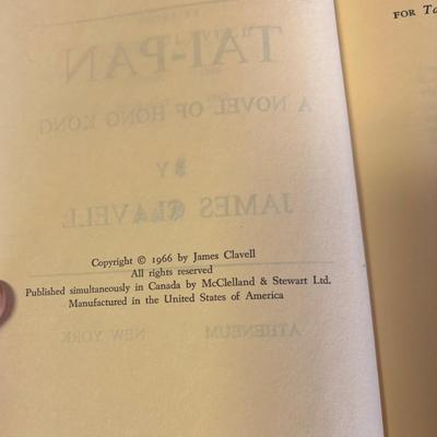 Vintage Tia-Pan and ShoGun Books