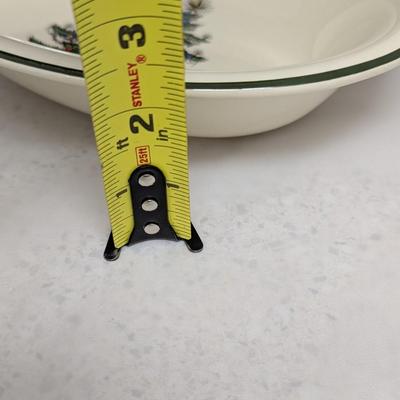 Happy Holiday Nikko & Cuthbertson Original Christmas Tree Serving Dishes #87 (HW)