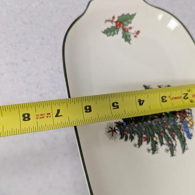 Happy Holiday Nikko & Cuthbertson Original Christmas Tree Serving Dishes #87 (HW)