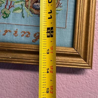 Handmade cross stitch 4 seasons