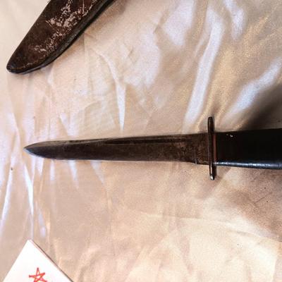 BLACK SMITH STRAIGHT EDGE RAZOR & FIXED BLADE KNIFE