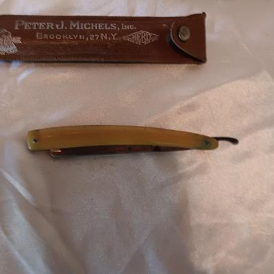 BLACK SMITH STRAIGHT EDGE RAZOR & FIXED BLADE KNIFE
