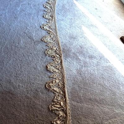OVER 15 FEET OF ANTIQUE HANDMADE LACE