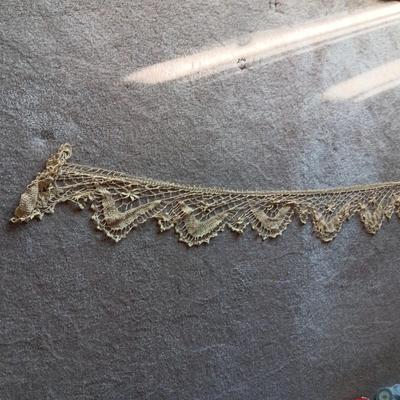 OVER 15 FEET OF ANTIQUE HANDMADE LACE