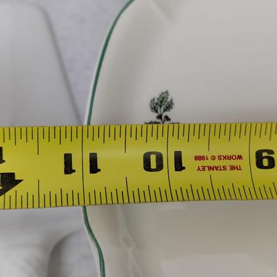 Classic Collection Nikko Japan Pedestal Cake Plate Christmas Tree #89 (HW)
