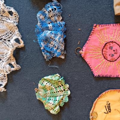 HANDMADE DOILIES, POT HOLDERS, APRON AND MORE