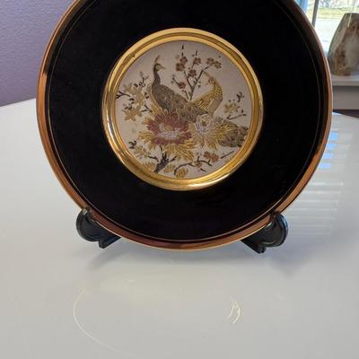 THE ART OF CHOKIN 24K Gold Edged Engraved Decorative Collector’s Plate 6" Dish