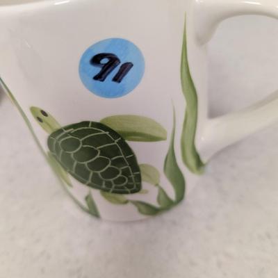 2 Signed Abaco Bahamas Coffee Mugs #91 (HW)