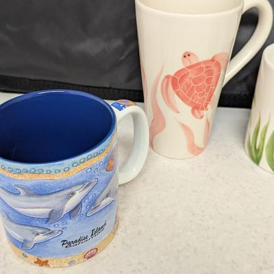 2 Signed Abaco Bahamas Coffee Mugs #91 (HW)